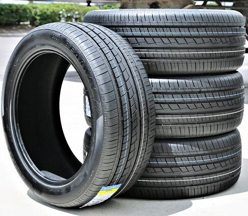 BW668 إطار شعاعي عالي الأداء للشاحنات/سيارات الدفع الرباعي لجميع المواسم -255/50R19 255/50ZR19 255/50/19 255/50-19 نطاق تحميل 107 وات XL 4 طبقات BSW جدار جانبي أسود UTQG 400AA in Kuwait
