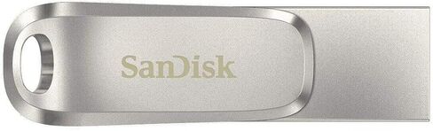 محرك فلاش SanDisk Ultra Dual Drive Luxe USB Type-C سعة 128 جيجابايت لأجهزة الكمبيوتر المحمولة Acer 2 في 1 Chromebook 314، Chromebook Spin 513، Chromebook 311 (SDDDC4-128G-G46) حزمة مع 1 كل شيء ما عدا حبل سترومبولي in Saudi Arabia