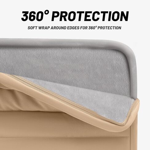 حافظة كمبيوتر محمول منتفخة من Omnpak مقاس 13 بوصة لجهاز MacBook Air، حقيبة كمبيوتر محمول للنساء منتفخة لحمل الكمبيوتر المحمول مقاس 13-14 بوصة لجهاز MacBook M3 M2 M1 in Kuwait