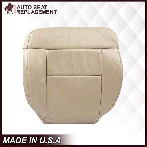 2005 2006 2007 2008 Ford F150 Leather Seat Cover Replacement, Driver & Passenger Bottom Leather Seat Cover for Ford F150 (Medium Pebble Tan, Driver Bottom) in Saudi Arabia