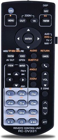 New RC-DV331 Remote Control - fit for Kenwood Navigation System Multimedia Monitor DNX6460BT DNX6020EX DDX616 DNX6160 DDX6046BT DDX516 DNX5160 KVT-516 KVT-696 DDX896 DDX374BT DDX6703s DDX 616 DDX470 in Saudi Arabia