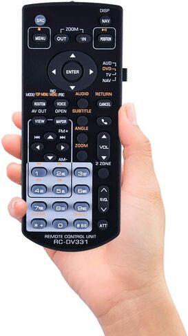 New RC-DV331 Remote Control - fit for Kenwood Navigation System Multimedia Monitor DNX6460BT DNX6020EX DDX616 DNX6160 DDX6046BT DDX516 DNX5160 KVT-516 KVT-696 DDX896 DDX374BT DDX6703s DDX 616 DDX470 in Saudi Arabia