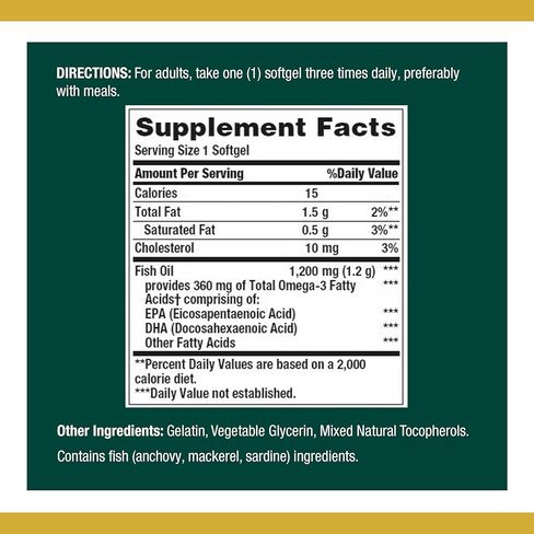 Nature's Bounty Fish Oil, 220 Count in Saudi Arabia