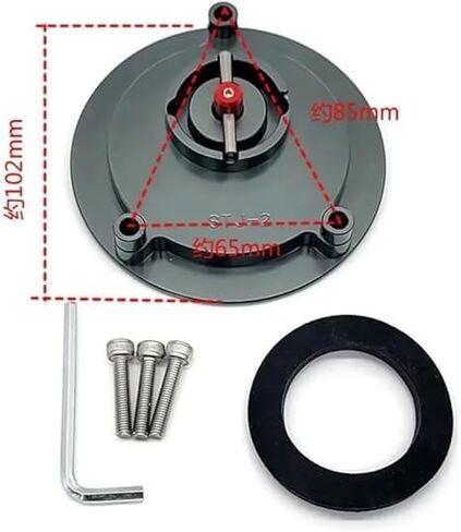 Motorcycle Fuel Gas Tank Cap Motorcycle Fuel Gas Tank Cap Cover for Du&Cati 748 916 996 998 848 1098 S R Monster SuperSports All Years, Powersports(Black and Red) in Saudi Arabia