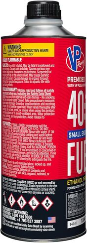 VP Racing Fuels 6295 ، جاهز للاستخدام ، 40: 1 مسبقًا من وقود محرك صغير (SEF) - Quart in Kuwait