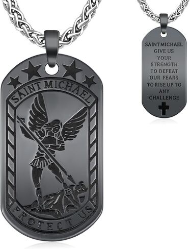 Knights Templar Necklace 925 Sterling Silver Armor of God Necklace Amulet Necklace Christian Jewelry for Men Women in Saudi Arabia
