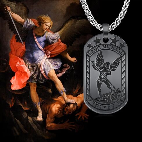 Knights Templar Necklace 925 Sterling Silver Armor of God Necklace Amulet Necklace Christian Jewelry for Men Women in Saudi Arabia