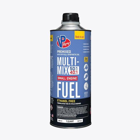 VP Racing Fuels 6815 SEF Multi-Mix 40: 1/50: 1 غاز مسبق+وقود محرك صغير للزيت 2 ، جاهز للاستخدام (3 عبوات) in Saudi Arabia