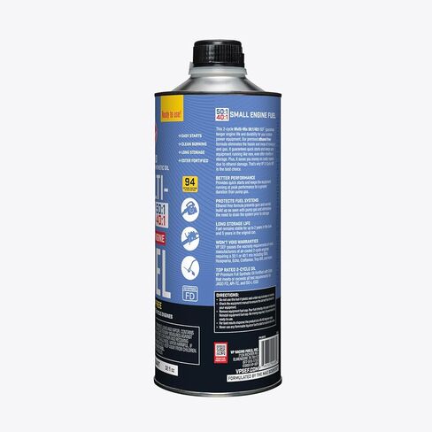 VP Racing Fuels 6815 SEF Multi-Mix 40: 1/50: 1 غاز مسبق+وقود محرك صغير للزيت 2 ، جاهز للاستخدام (3 عبوات) in Saudi Arabia