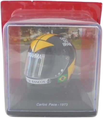 OPO 10 - خوذة Formula 1 متوافقة مع Ferrari F1: Carlos Pace 1973-1/5 Scale - Cas69 in Kuwait