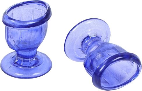 Glass Eye Wash Cup with Engineering Design to Fit Eyes for Effective Cleansing Superior, Smooth Edge,Snug Fit- with Storage Container Soothing Relief from Allergens, Irritants, Makeup, Dust, Dry Eyes in Kuwait