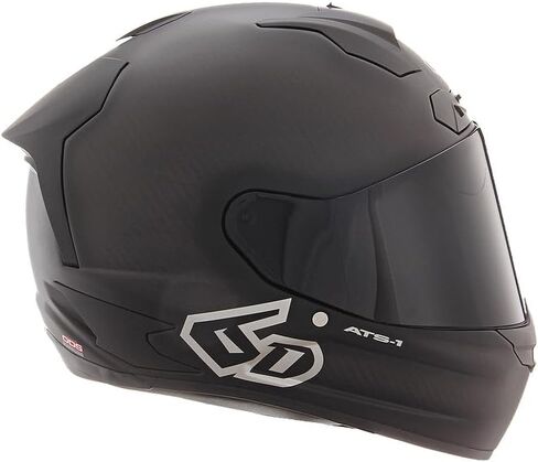 6D HELMETS ATS‑1R Solid Moto Helmet | 3K Carbon Fiber Shell, 5th‑Gen ODS Suspension, Air‑Gap Ventilation & DOT/ECE/FIM Certified in Saudi Arabia