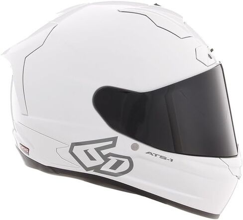 6D HELMETS ATS‑1R Solid Moto Helmet | 3K Carbon Fiber Shell, 5th‑Gen ODS Suspension, Air‑Gap Ventilation & DOT/ECE/FIM Certified in Saudi Arabia