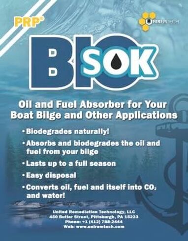 يستمر الجورب Biosok Bilge ، وإدارة Bilge ، ونظام تنظيف Bilge ، والامتصاص للزيت فقط والمعالجة البيولوجية أربع مرات أطول من الجوارب غير الأخرى. in Kuwait
