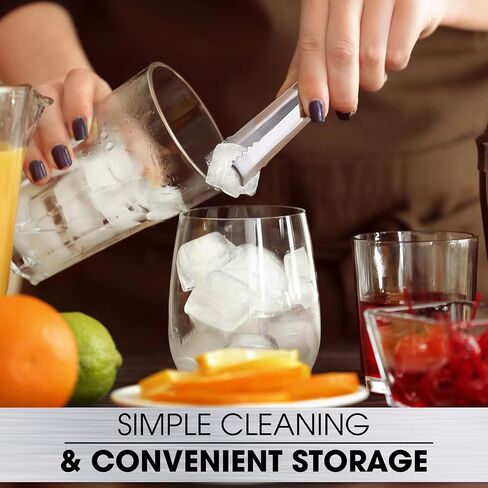 ملقط ثلج من دوغاتو، قطعتان صغيرتان من الفولاذ المقاوم للصدأ مقاس 6.3 بوصة مع أسنان حادة تجعل الإمساك بالثلج أمرًا سهلاً، من أجل دلو الثلج ومكعبات السكر والقهوة لتقديم الطعام في بار القهوة in Kuwait