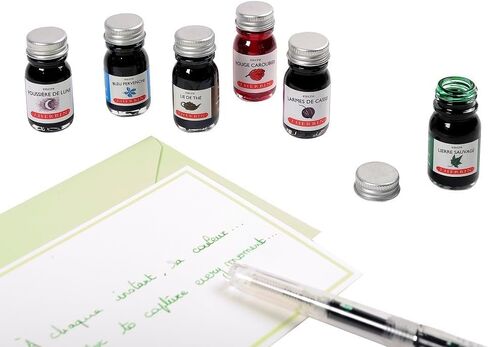 Herbin Fountain Pen Ink - 10ml Bottled - Terre de Feu in Kuwait