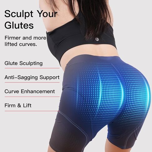 Toning Shorts, Hip Lift & Pelvic Restore Grey for Women in Saudi Arabia