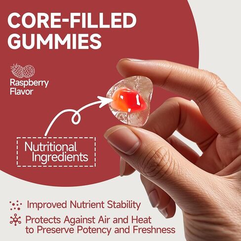 ريد الخميرة رايس 1800mg & coq10 200mg gummies ، 8-in-1 خالية من السكر مع أوميغا 3 ، هاوثورن ، القلب والكوليسترول الدعم-60 gummies in Kuwait