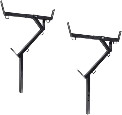 Mytee Products Steel Side-Rail Ladder Rack for Truck - 20"-28" Adjustable Cross Bar Length, 250 lbs Capacity Ladder Rack for Kayak, Surfboard, Pipes, Lumber - Set of 2 in Saudi Arabia