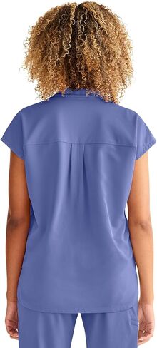 Healing Hands Women Medical Scrub Top Sandy Top with 2 Pockets, Moisture Wicking, 360° Stretch and Recycled Fiber - 2286 in Saudi Arabia