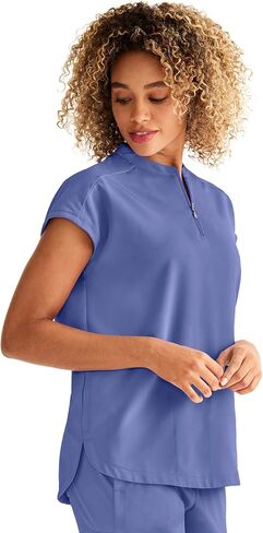 Healing Hands Women Medical Scrub Top Sandy Top with 2 Pockets, Moisture Wicking, 360° Stretch and Recycled Fiber - 2286 in Saudi Arabia