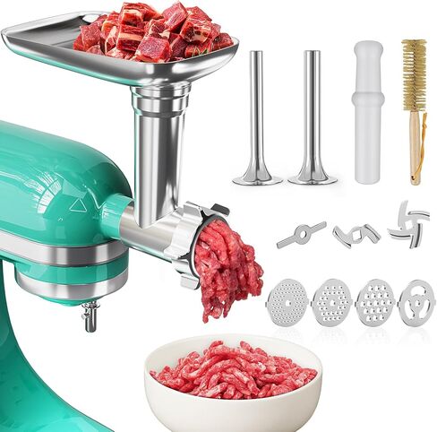 Ice Cream Maker Attachment for KitchenAid Stand Mixer, Ice Cream Bowl Compatible with 4.5Qt and Larger Stand Mixers, Frozen Yogurt Ice Cream & Sorbet Gelato Maker Attachment, 2 Quart, White in Saudi Arabia