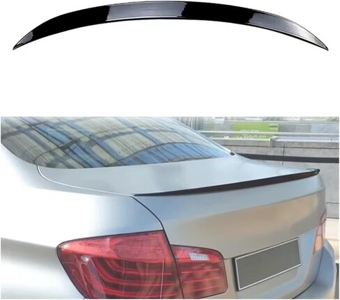 Car Tail Wings Fixed Wind Spoiler Compatible For BMW 5 Series F10 2011-2017 520i 525i M5 Rear Wing Auto Decoration Accessories(Carbon Look) in Saudi Arabia