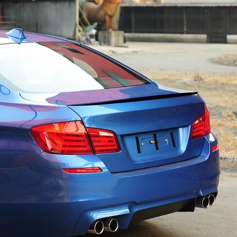 Car Tail Wings Fixed Wind Spoiler Compatible For BMW 5 Series F10 2011-2017 520i 525i M5 Rear Wing Auto Decoration Accessories(Carbon Look) in Saudi Arabia