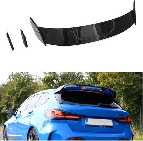 Compatible For BMW 1 Series F40 M135i Hatchback Rear Spoiler ABS Gloss Black Roof Trunk Tail Wing Car Accessories 2019 2020 2021 2022 2023 in Saudi Arabia