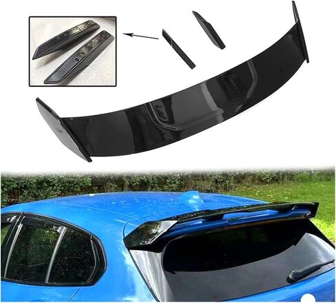 Compatible For BMW 1 Series F40 M135i Hatchback Rear Spoiler ABS Gloss Black Roof Trunk Tail Wing Car Accessories 2019 2020 2021 2022 2023 in Saudi Arabia