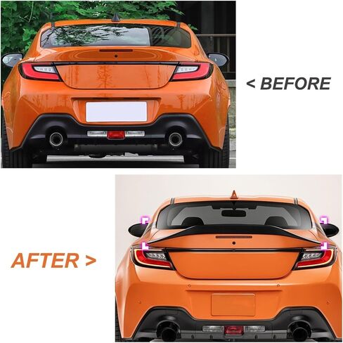 متوافق مع Toyota GR86 Subaru Brz 2022+ خلفي جناح جناح المفسد الشفة الثابت in Saudi Arabia