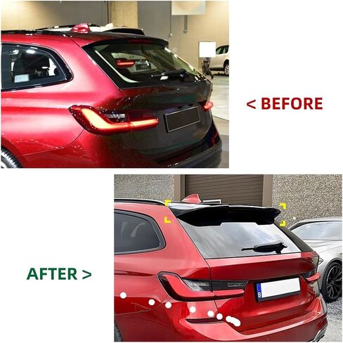 متوافق مع BMW 3 Series Travel Edition G21 2019+ Top Wing Car Tail Wing Fixed Wind Spoiler Wing Wing Accority (Look) in Saudi Arabia