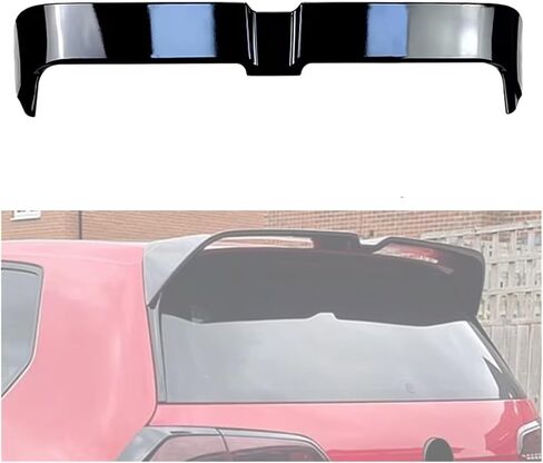 Compatible For VW Golf MK 7 7.5 GTI GTR Oettinger Spoiler 2013-2019 Car Tail Wings Fixed Wind Spoiler Rear Wing Auto Decoration Accessories(Carbon Look) in Saudi Arabia