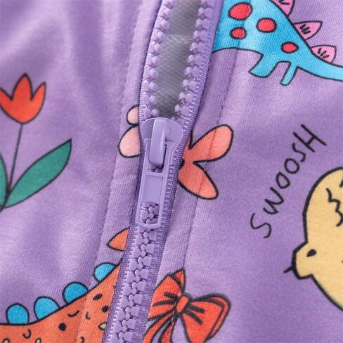 Jackets for Girls Zip Up Hoodie for Toddler Girl Kids Sweatshirt Clothes Cotton Lightweight Outerwear Top Fall Age 1-7 Years in Kuwait