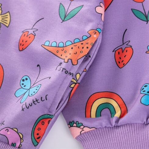 Jackets for Girls Zip Up Hoodie for Toddler Girl Kids Sweatshirt Clothes Cotton Lightweight Outerwear Top Fall Age 1-7 Years in Kuwait