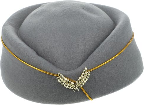 Stewardess Beret Hat Elegant Air Hostess Cap Comfortable and Stylish Flight Attendant Hat for Cosplay Dancing Parties Halloween and Year Celebrations in Kuwait