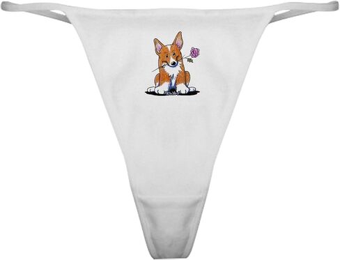 CafePress Corgi Cutie Classic Thong Underwear, Womens Panties in Saudi Arabia