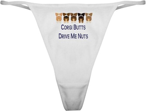CafePress Corgi Cutie Classic Thong Underwear, Womens Panties in Saudi Arabia