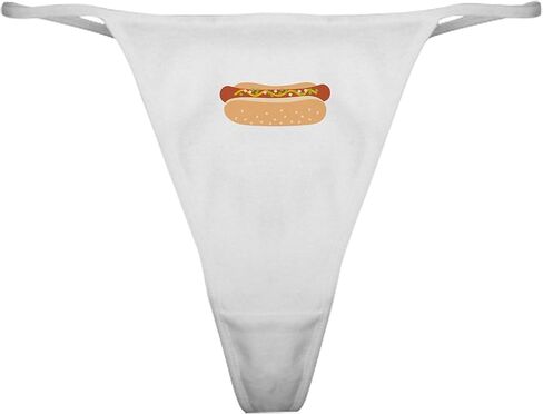 Cafepress Hotdog Classic Thong Intonder ، سراويل داخلية للسيدات in Kuwait