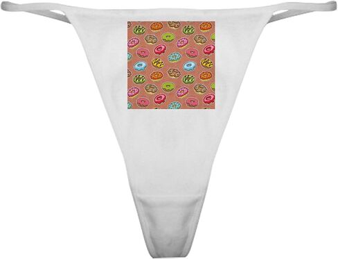 Cafepress Sweet Tooth Donuts Classic Thong Intond ، سراويل داخلية للسيدات in Kuwait