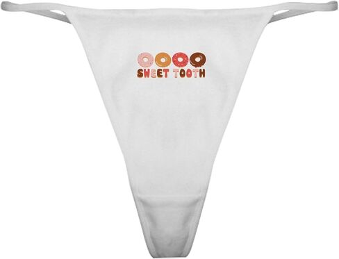 Cafepress Sweet Tooth Donuts Classic Thong Intond ، سراويل داخلية للسيدات in Kuwait