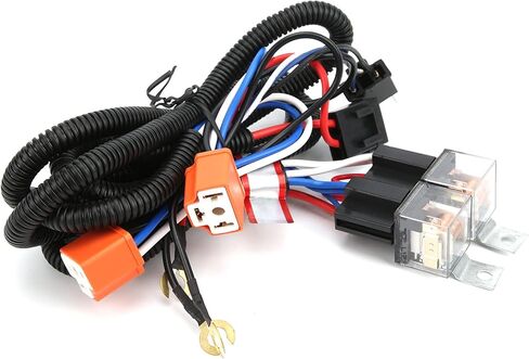 RELAY RELAY WIRANING HARNESS KIT BRITERENER ، 12VDC ، ارتفاع الحرارة ، سهلة التثبيت للسيارة ، مواد PE ، مواصفات للتصميم المستقل ، مع in Kuwait
