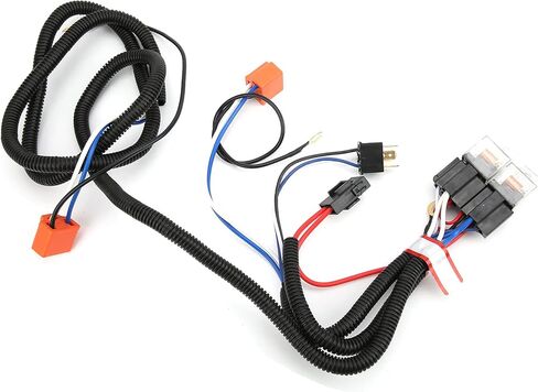 RELAY RELAY WIRANING HARNESS KIT BRITERENER ، 12VDC ، ارتفاع الحرارة ، سهلة التثبيت للسيارة ، مواد PE ، مواصفات للتصميم المستقل ، مع in Kuwait