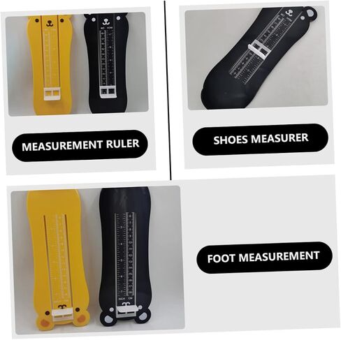 2Pcs Foot Measuring Device for Accurate Ruler for Feet Sizing Fun and Sizer with Chart in Saudi Arabia