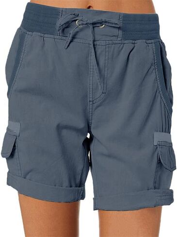 Attreasure Casual Shorts for Women, High Waist Ladies Casual Loose Shorts, Spring Hiking Outdoor Lounge Shorts in Saudi Arabia