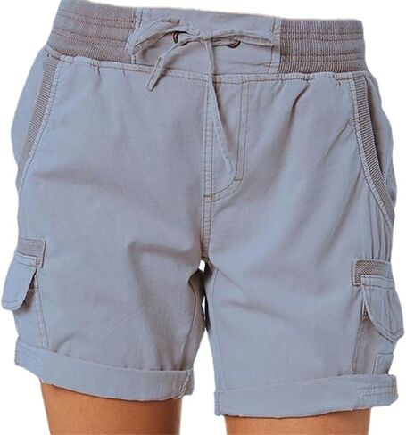 Attreasure Casual Shorts for Women, High Waist Ladies Casual Loose Shorts, Spring Hiking Outdoor Lounge Shorts in Saudi Arabia