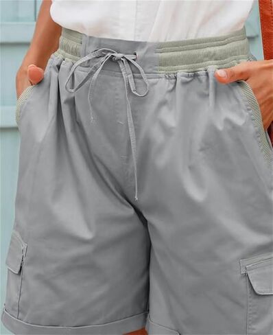 Attreasure Casual Shorts for Women, High Waist Ladies Casual Loose Shorts, Spring Hiking Outdoor Lounge Shorts in Saudi Arabia