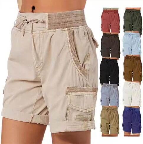 Attreasure Casual Shorts for Women, High Waist Ladies Casual Loose Shorts, Spring Hiking Outdoor Lounge Shorts in Saudi Arabia