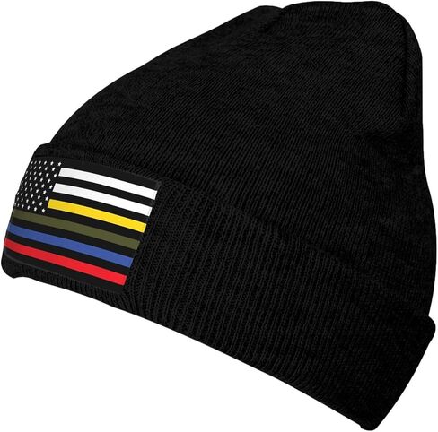 Stretchy Knit Beanie Hat Unisex Warm Knitted Hats Winter Ski Skull Caps Acrylic Knit Stocking Cuffed Cap Watch Caps in Saudi Arabia