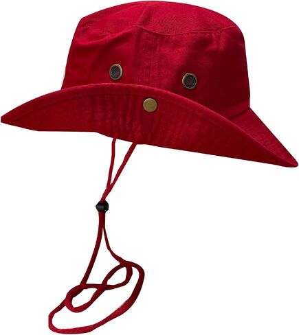 INK STITCH Unisex 1510 Custom Personalized Add Your Logo Texts Embroidery Safari Summer Bucket Hats in Saudi Arabia